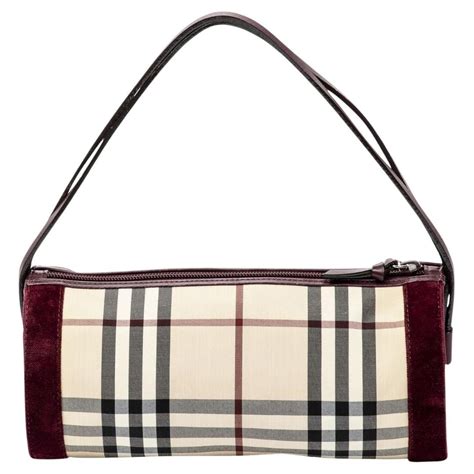 bauletto chek burberry|burberry check bag.